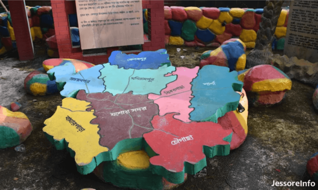 যশোর জেলার মানচিত্র