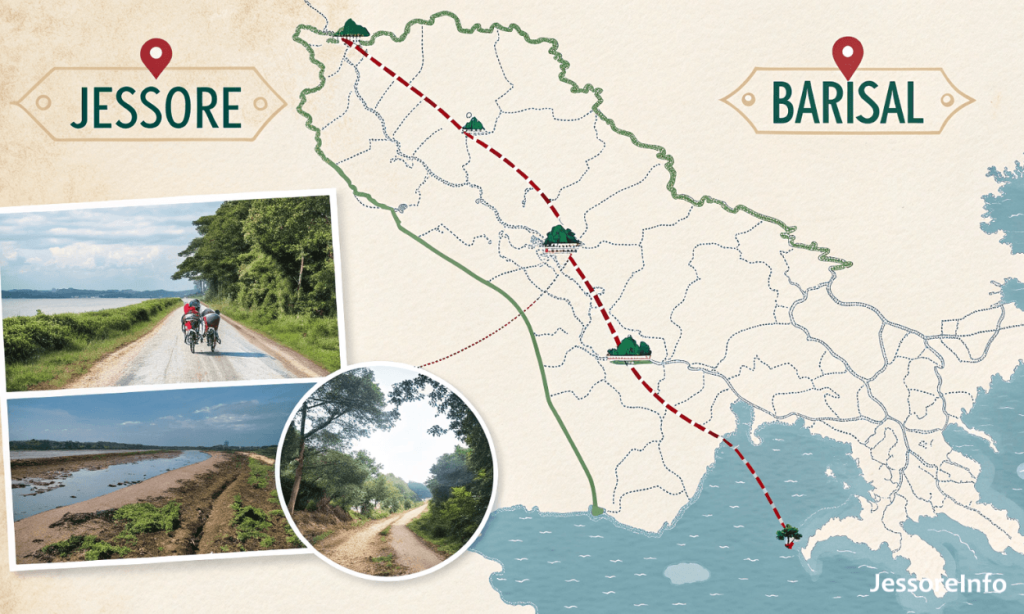 যশোর থেকে বরিশাল কীভাবে যাবেন
